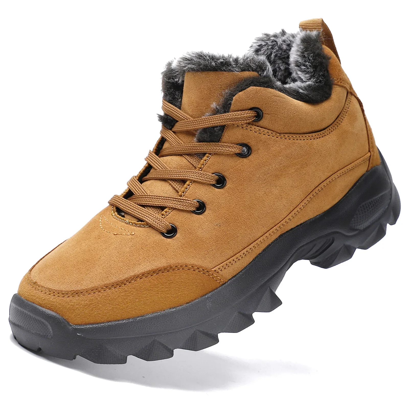 Men Winter Snow Boots with Fur Outdoor Sneakers Men Shoes 2023 New Male Warm Footwear Ankle Boots for Men Botines Botas Hombre - 2