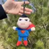15cm Super Hero Spider-Man Superman Captain America Plush Keychains  Small Pendant Hangings Christmas Birthday Gifts For Kids 4