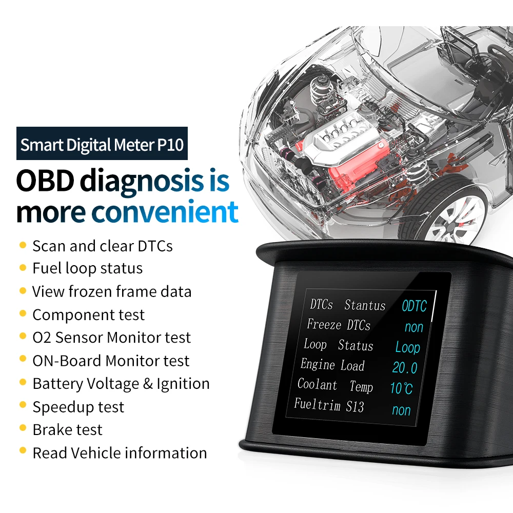 ZQKJ P10 ڵ  ÷ OBD ý, Ʈ    溸 ӵ µ ڵ  ׼