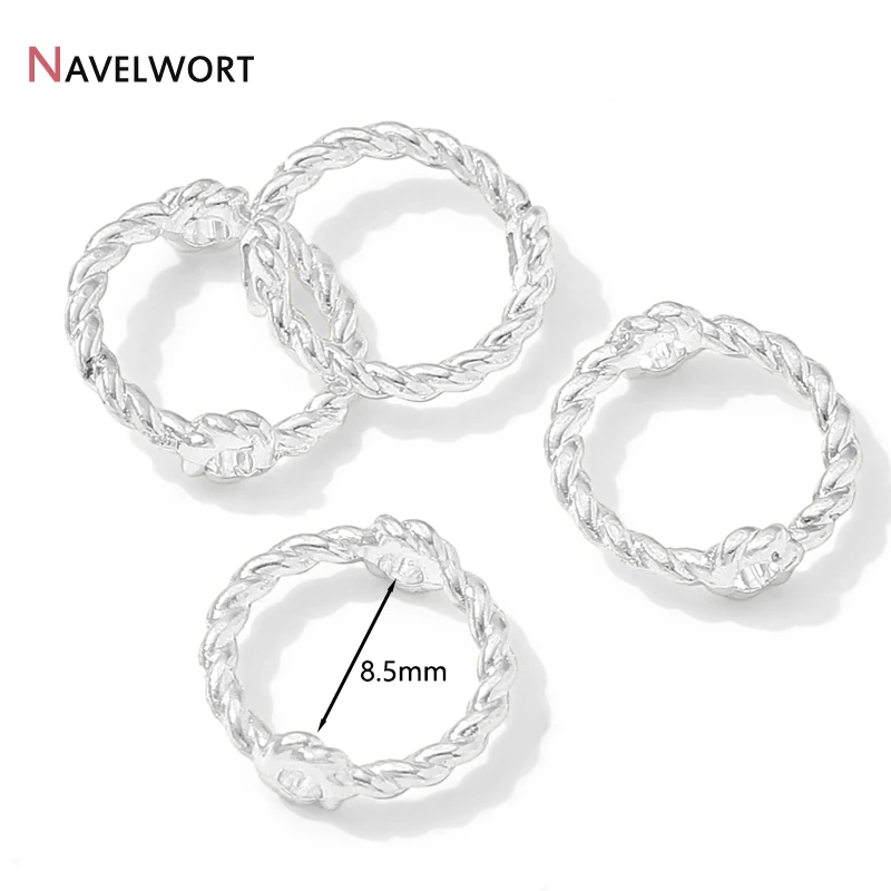 10/20/30 Stück 14K vergoldeter Messing-Metallstreifen-Perlenrahmen, Rahmen für Perlen, DIY-Mode, Armband, Halskette, Zubehör – Detail 26