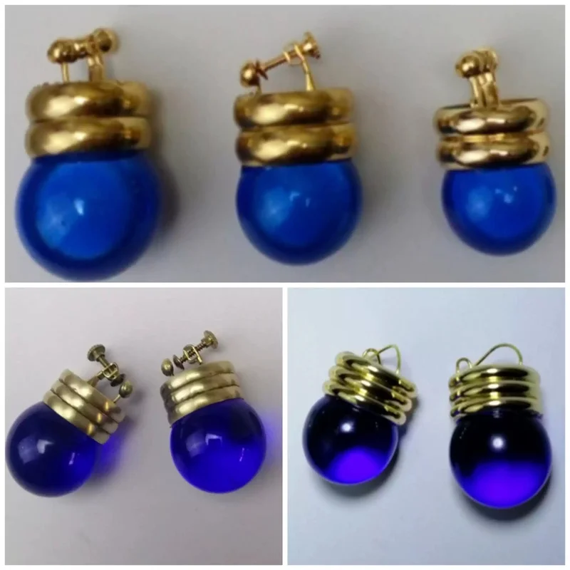 Top Quailty Hunter X Hunter KURORO RUSHIRUFURU Earrings Ear Hook Ear Clip Cosplay Prop Gifts Many Types
