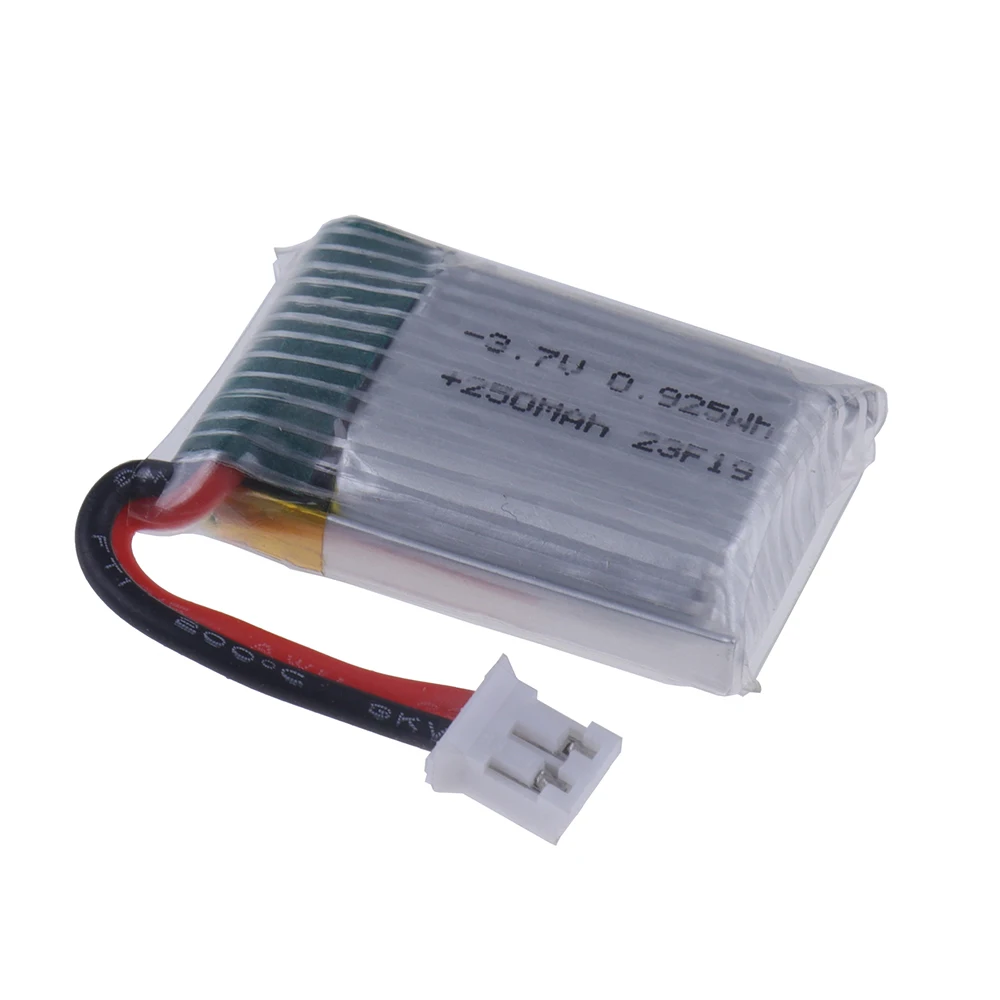 รูปสินค้า แบตเตอรี่ลิโพ 3.7V 250mAh สำหรับโดรน E010-E013 และ Furibee F36