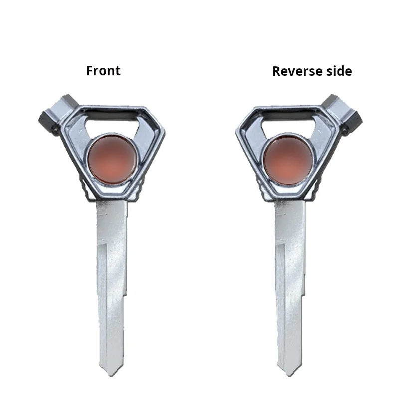 Yamaha motorcycle key suitable for Yamaha Qiaoge Xinfuxi AS125 Xunying Saiying motorcycle key embryo (including magnet)