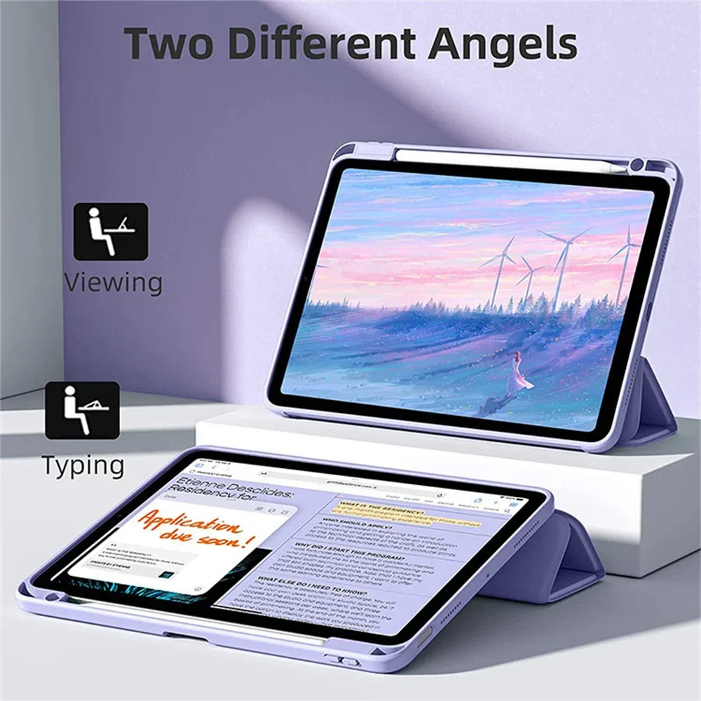 Sleek Fashion Tablet Case with Pencil Slot Cover