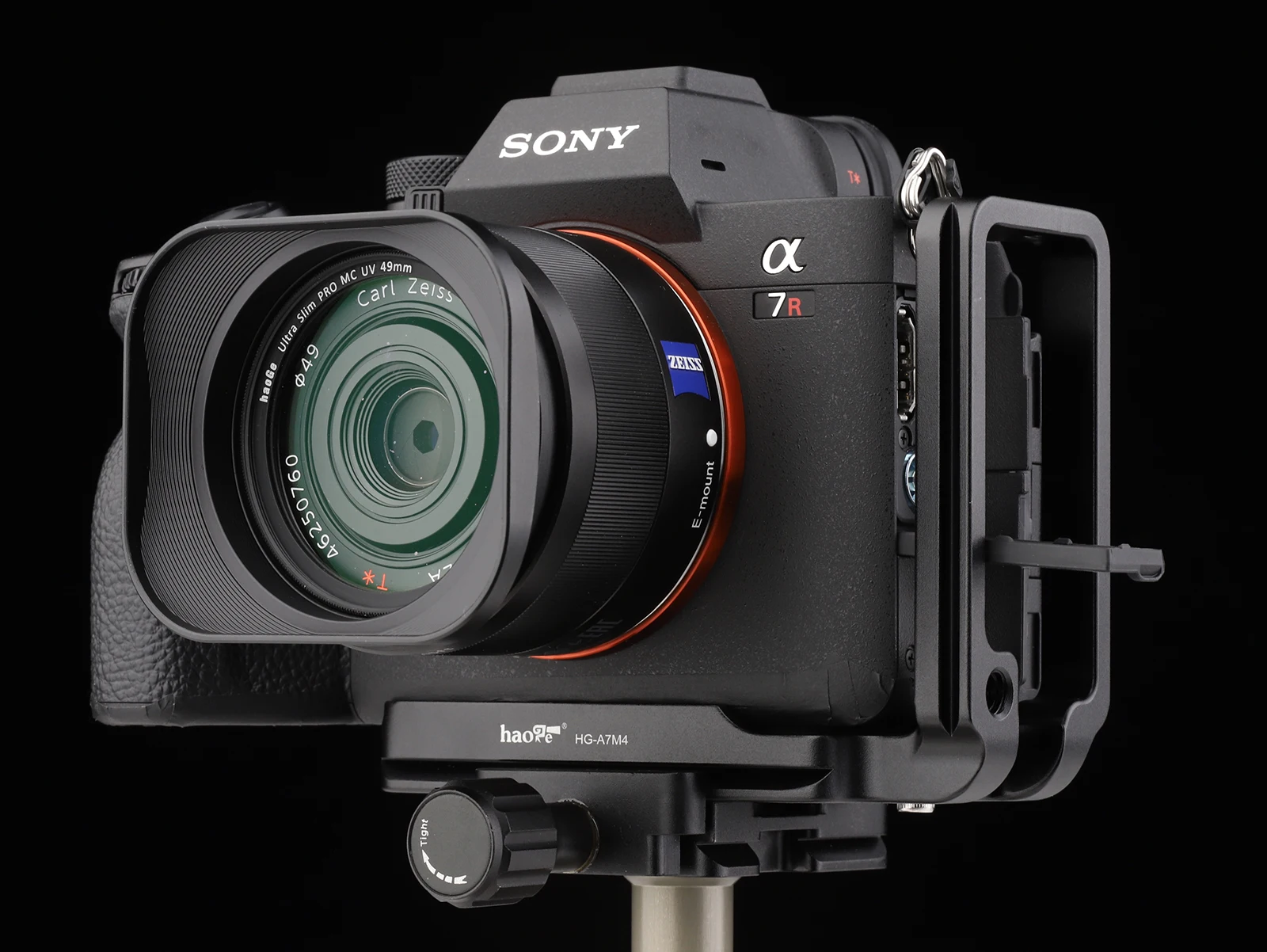 Haoge Psl-a7r4 l Suporte para Sony A7r5 77rv A7riv A7r4 A7m4 A9ii Câmera Peça de Metal Integrado com Placa Estilo Arca - Image 5