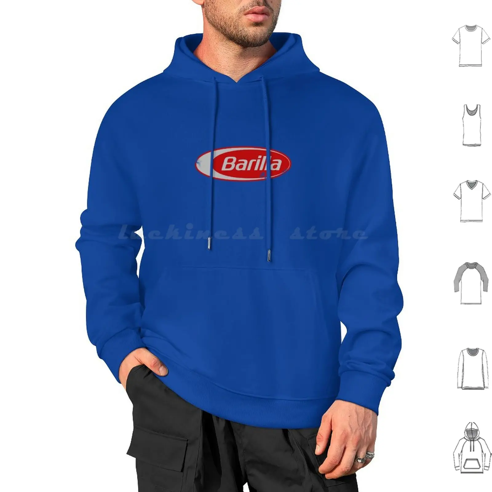 

Толстовка Barilla из хлопка с длинным рукавом, спагетти-паста Barilla