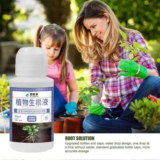 Növény Növekedés Gyors Gyökérzet 50 Ml Vízoldható Növényi Gyökér Stimulátor Palánták Bonsai Fa Vágóhormonok Műtrágya - Image 4