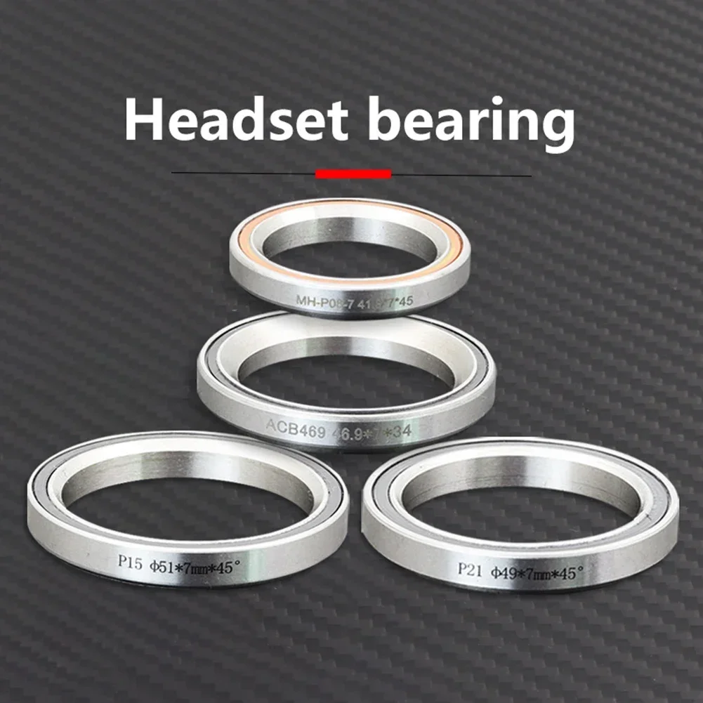 Bike Headset Bearings 1&times; 1.5 1 1/8inch 45/36 Angle Bicycle Part 38/39/41/44/49/52mm Headset Repair MTB/Road/Bicycle Parts bike headset bearings