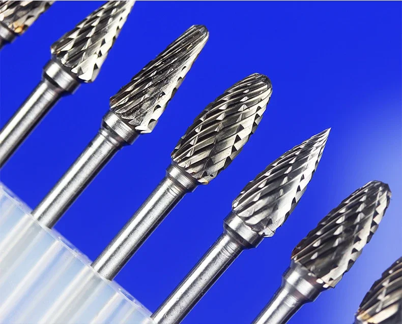

3 6mm Hard Alloy Tungsten Steel Rotary File Electric Engraving Bit Woodworking Slotting Row Cutting Milling Cutter Grinding Head