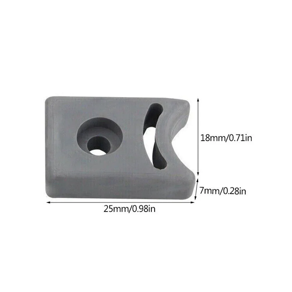 Shower Room Pulley 4PCS Shower Room Door Pulley Rubber Stops/Bumpers Top And Bottom Limit Block Pulley Moving Positioning Block