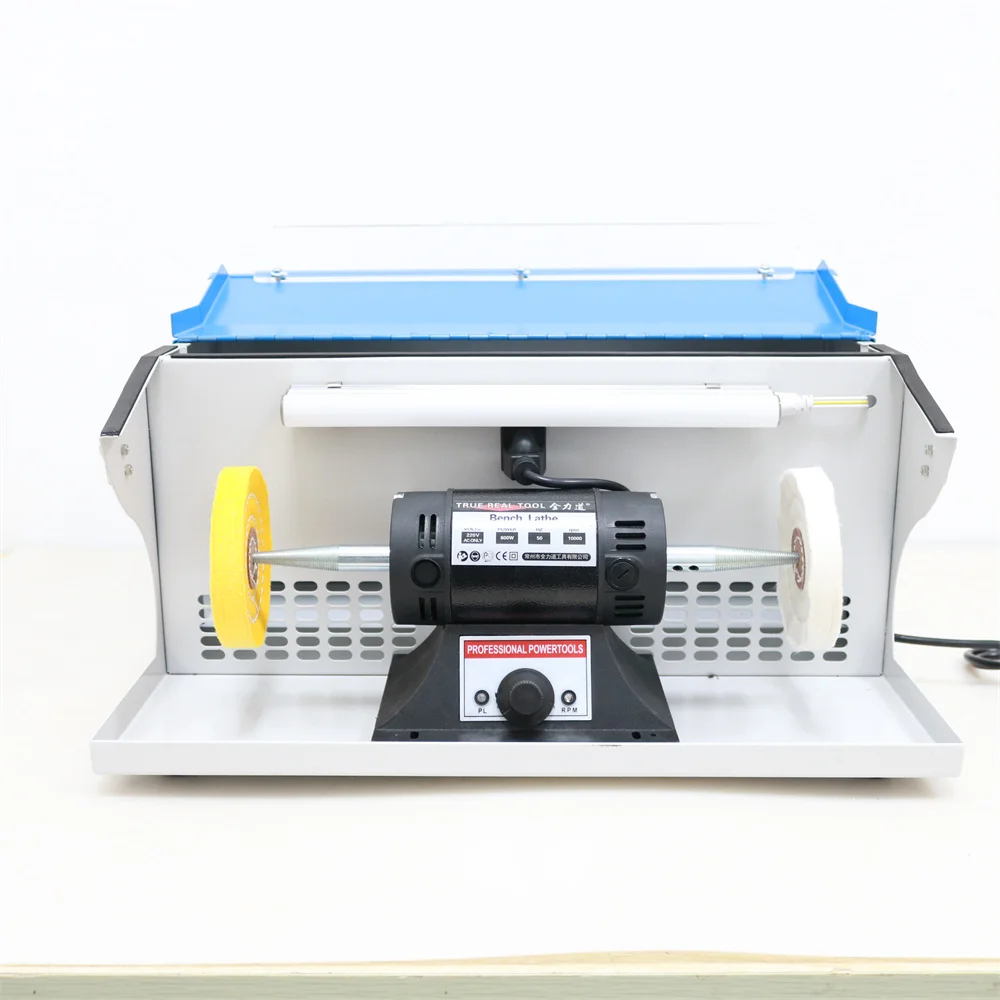 110V/220V 800W Polishing Machine With Dust Collector Polishing Grinding Motor Bench Grinder Polisher Jewelry Polisher Machine 2