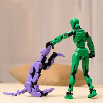 3D stampato Shapeshift Robot Mannequin Action Figure Giocattolo mobile multi-snodato per bambini e adulti Giochi genitore-figlio Regalo