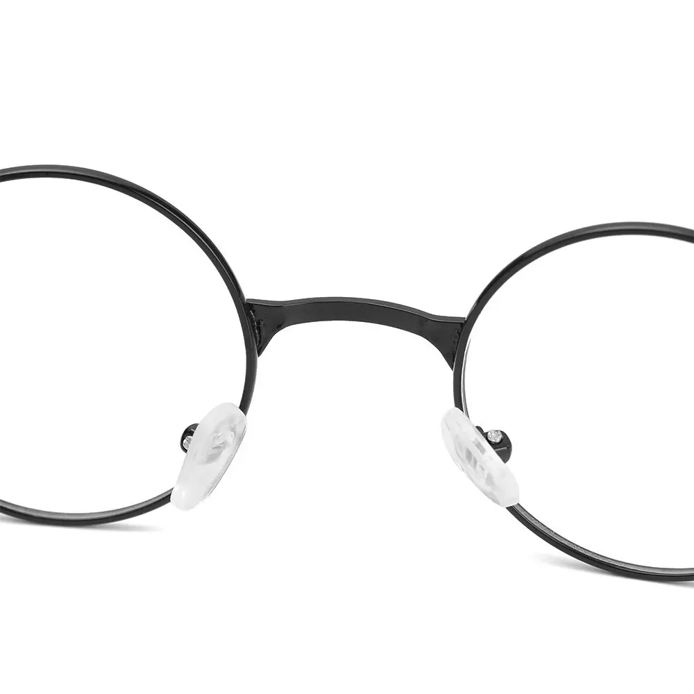 Kids Retro Round Glasses Metal PC Frame