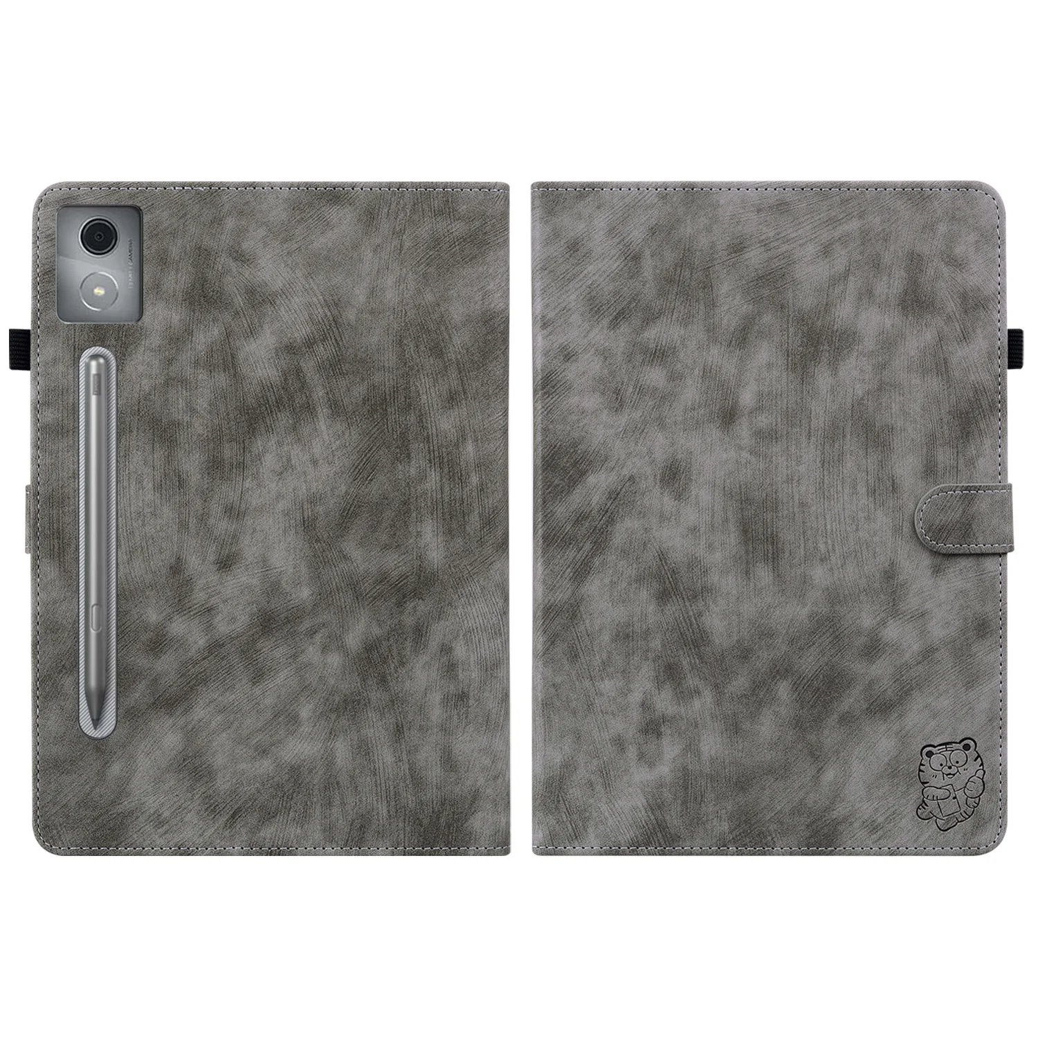 Premium PU Leather Stand Cover with Soft TPU Back