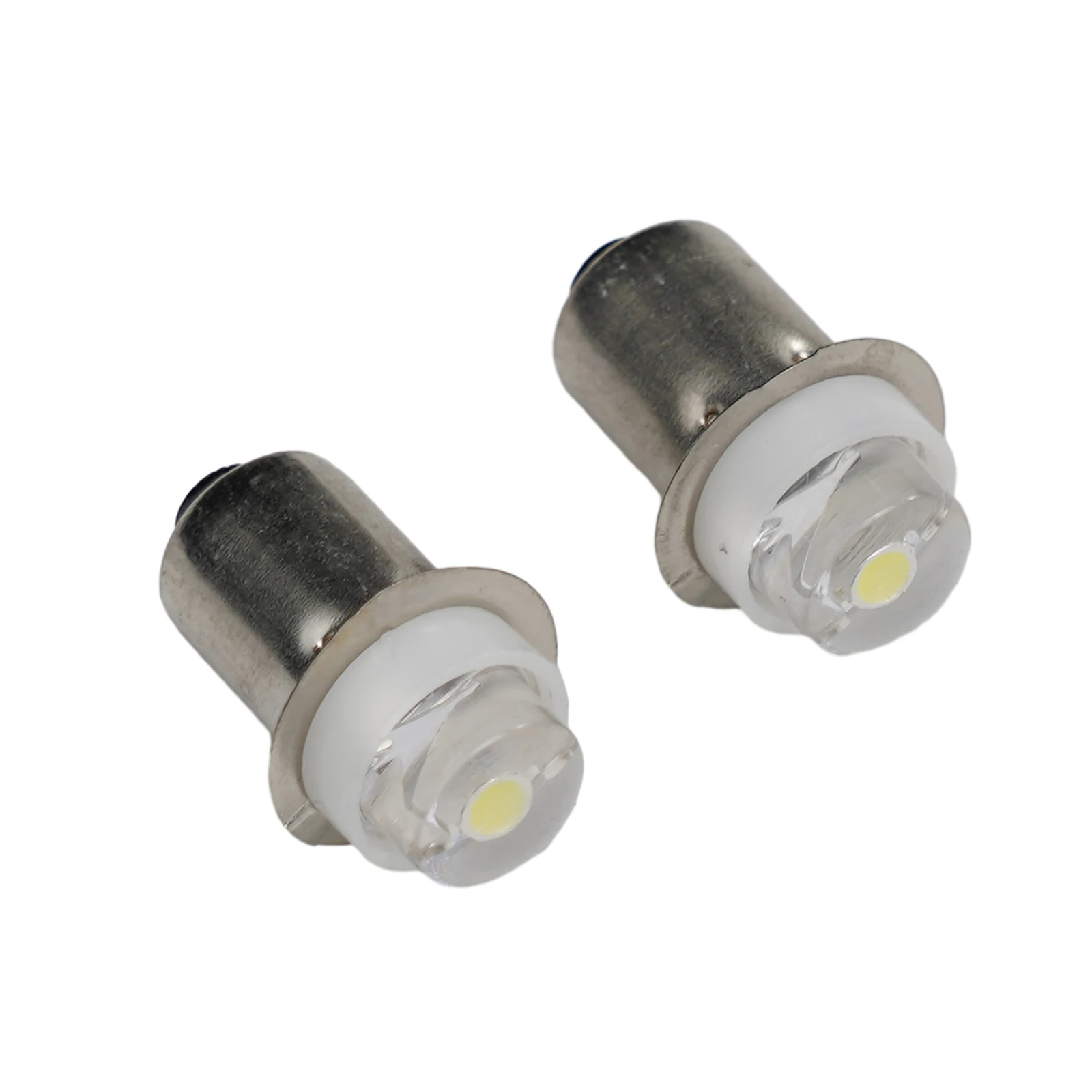 Illuminate Your Path with 2pcs 34 56V 0 5W 6000K White LED P13 5S Replacement Bulb for Flashlight Lantern Torch