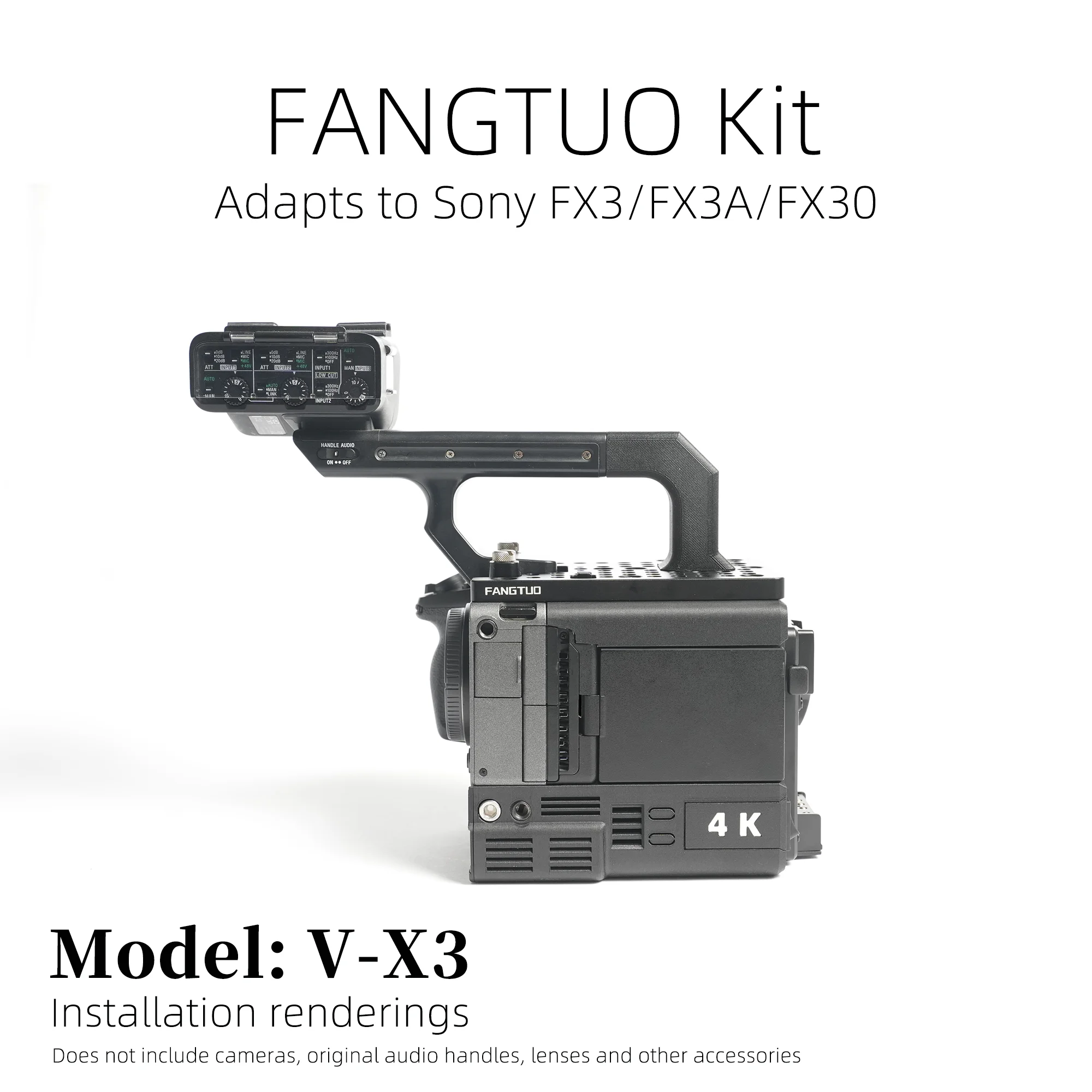 Suitable for Sony FX3A film camera v-port battery kit expanded aluminum alloy ch