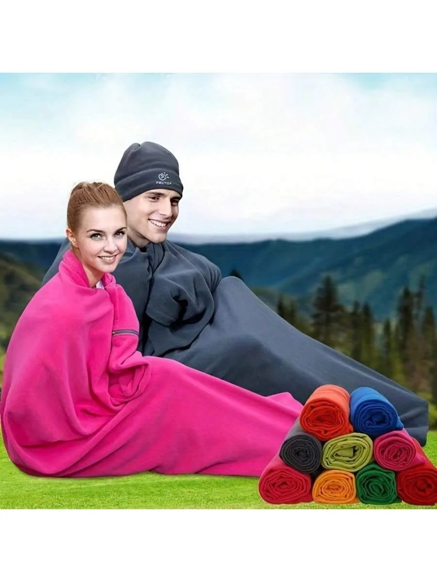 Sleeping Bag Sleeping Bag Liner Portable Ultra-light Polar Fleece Sleeping Bag Outdoor Camping Tent Bed Travel Warm Sleeping Bag Liner