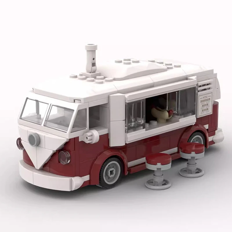

Конструктор Bricklink MOC 10220 технический автомобиль T1 грузовик-пищевой автомобиль скоростные чемпионы автомобили Кемперы наборы деталей детские игрушки Рождественский подарок