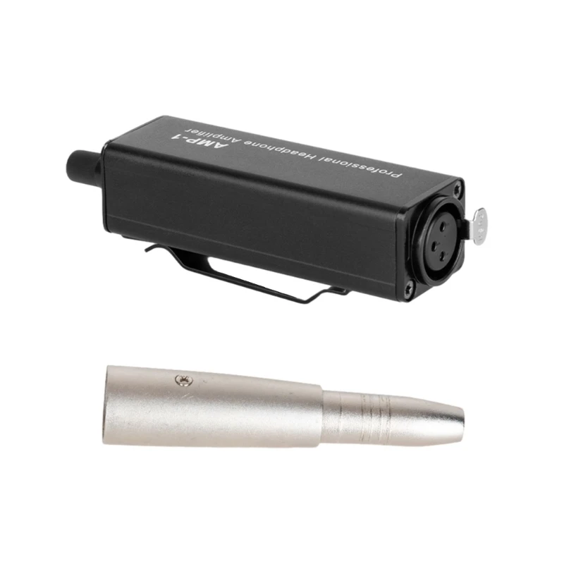 

Convenient XLRto 3.5mm Headphone Amplifier with Output Volumes Control Easy Connection 3.5mm Output HiFi Earphone Amp