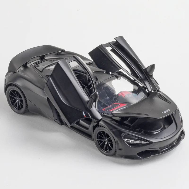 1: 32 Toy Sports Car Alloy Car Model Simulation, Sound And Light Echo Car Model, McLaren 720S Children's Toy Car Gift