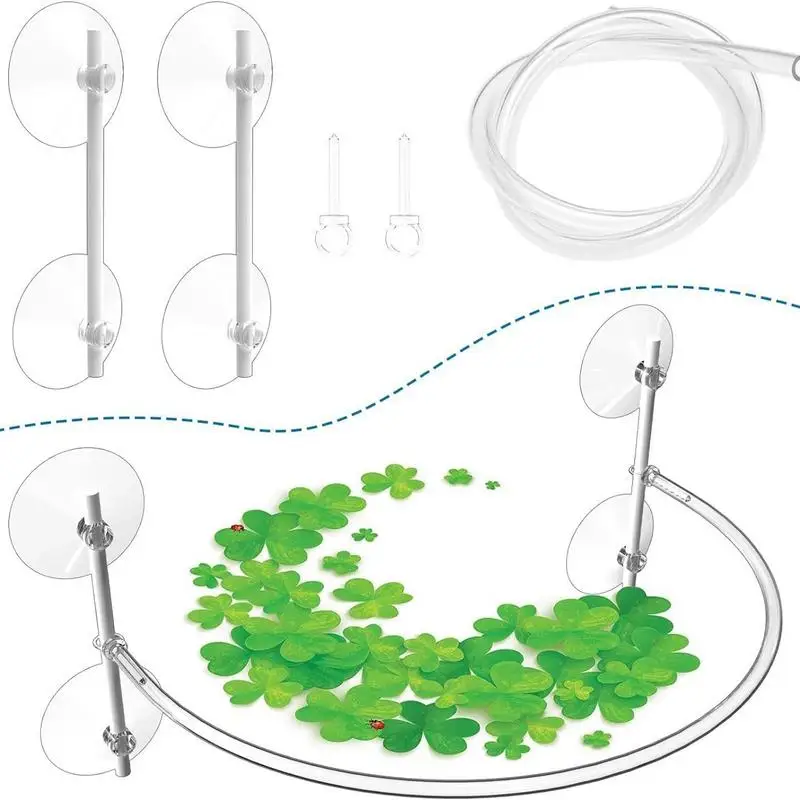 Floating Plant Corral Fish Feeding Ring Separates & Protects Floating Plants Feeding Ring Practical Aquatic Plant Fence Aquarium
