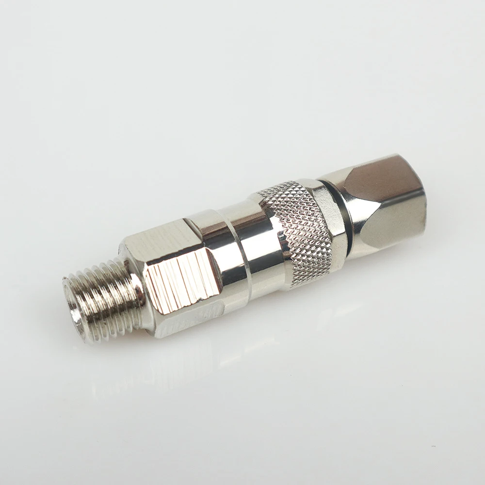 2pcs 1/4 Inch Stainless Swivel Joint Adapter For Airless Paint Sprayer Gun Hose