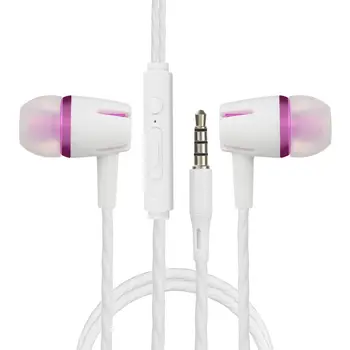 Cuffie da Gaming in Metallo con Controllo Volume e Microfono, Auricolari In-Ear, Cuffie Cablate