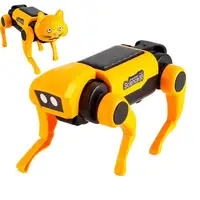 DIY Robot Dog Kit Intelligent Robot Dog Toys Solar Powered Robotics Kit Science Experiment Kit Solar Mechanic Dog Learning game 1