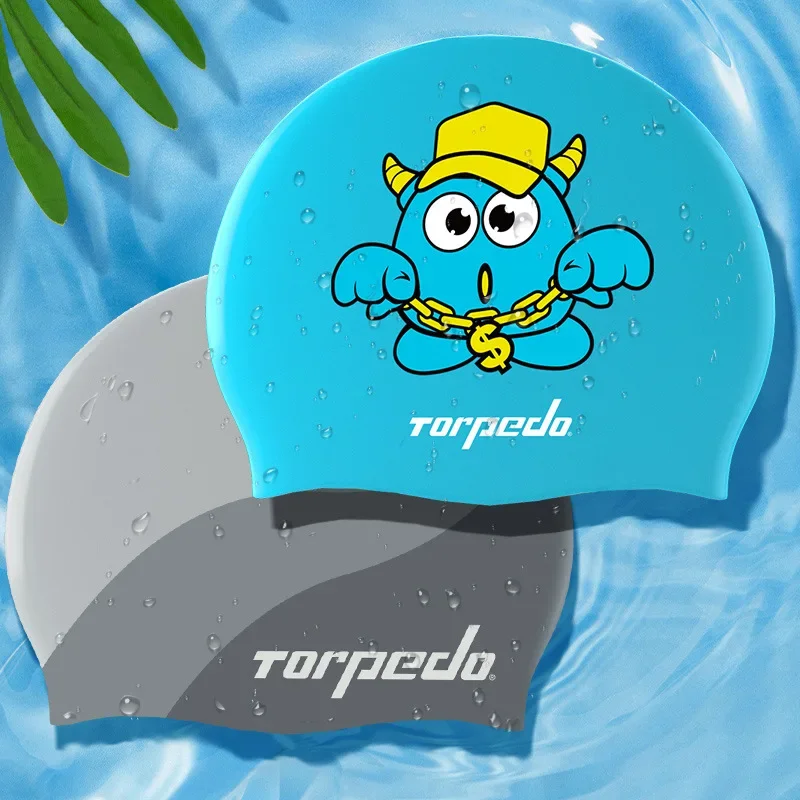Universal Silicone Swimming Cap for Men And Women Sporty Waterproof Fashionable Swim Cap Children's Swim from Mainland China