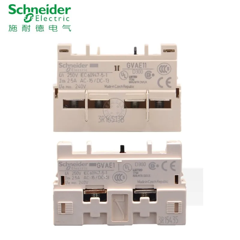 Contato Auxiliar do Interruptor de Schneider-motor Gvae11 Protetor do Motor Contato Formal Normalmente Aberto Aberto Fechado
