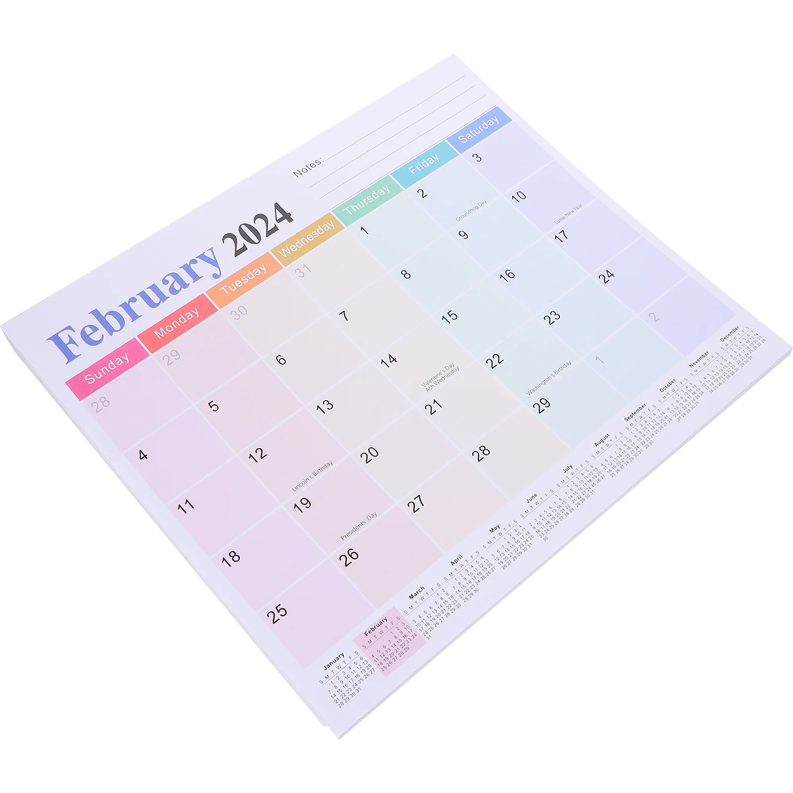 

Note Magnetic Calendar Household Writing Monthly Office Calendar Home Accessory
