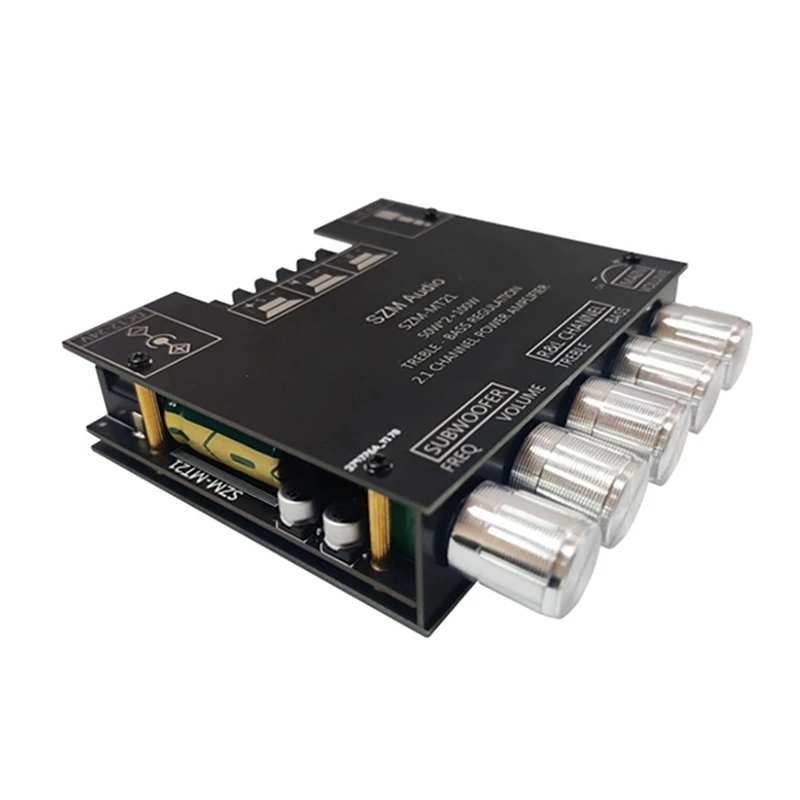 

2X MT21 2.1 Channel Bluetooth 5.0 Subwoofer Amplifier Board Power Audio Stereo Amplifier Board Bass AMP AUX