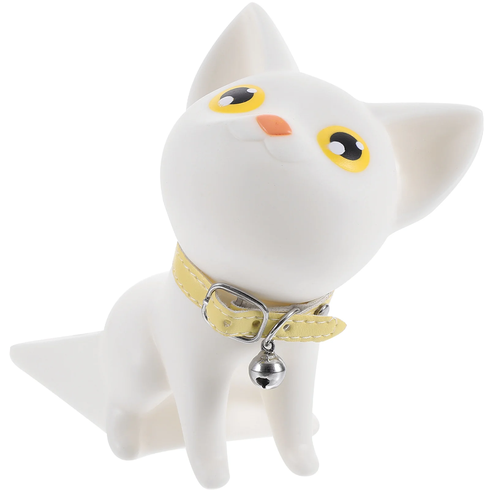

Practical Cartoon Cat Shape Designed Daily Use Door Stopper Home Decoration (White)