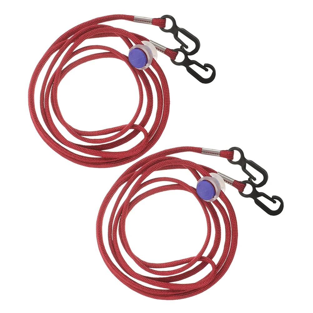

2Pcs Mitten Clip Straps Hanging Glove Rope Nylon Mitten Lanyard Winter Glove Holder with Lanyard
