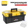 Tools Box with Shockproof Waterproof Safety Storage Box Portable Hard Protective Case Professional Electrician Tool Box 5
