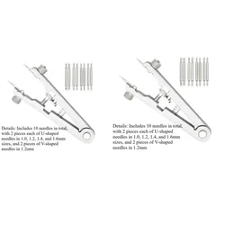 Deluxe Watch Band Removal Tool Kit with Spring Bar Plier and Tweezer (Grey)