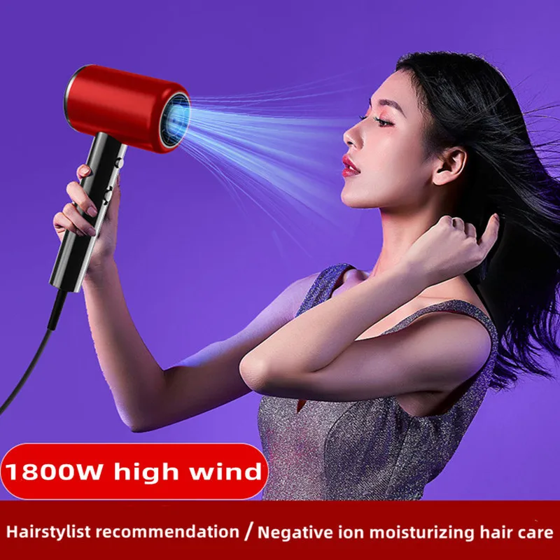 New Professional Hair Dryer Electroplating Negative Ion High power