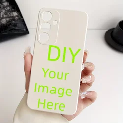 Custom Photo Shockproof Soft Phone Cover - DIY Personalized Design - Galaxy S20 FE 5G (Beige)
