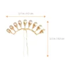 4 Pcs Pearl Hairpin Chinese Style Headdress Rhinestone Vintage Retro Hair Accessories 5 9 Rows Pearls Easy Hold Hairstyles 3