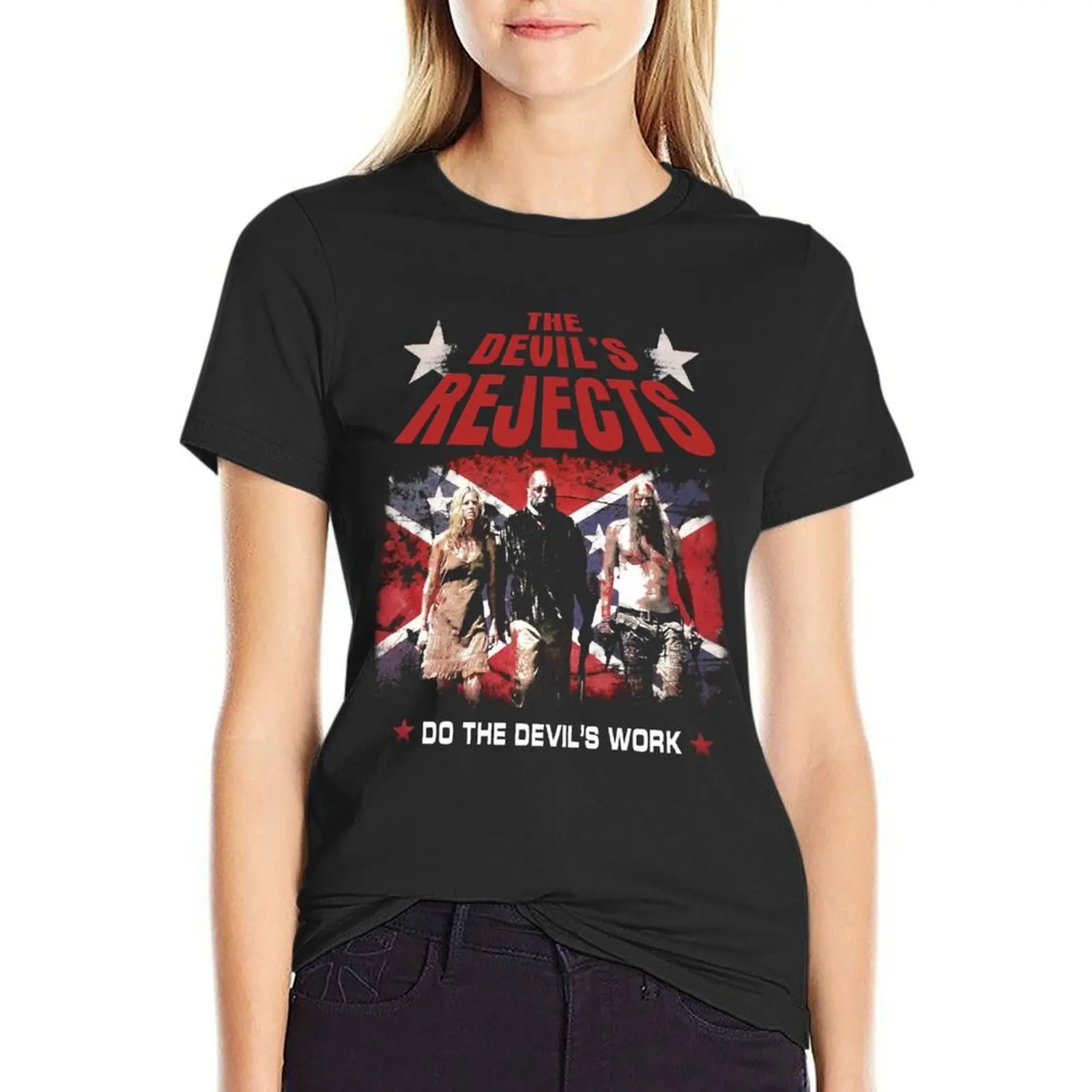 

Do The Devils Works T-Shirt anime clothes animal print shirt for girls t-shirt dress for Women plus size