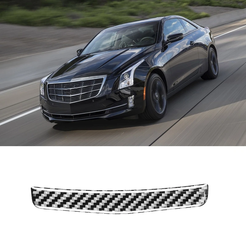 

Аксессуары для Cadillac ATS 2014-2020, наклейка из углеродного волокна на заднюю решетку вентиляции, декоративная рамка