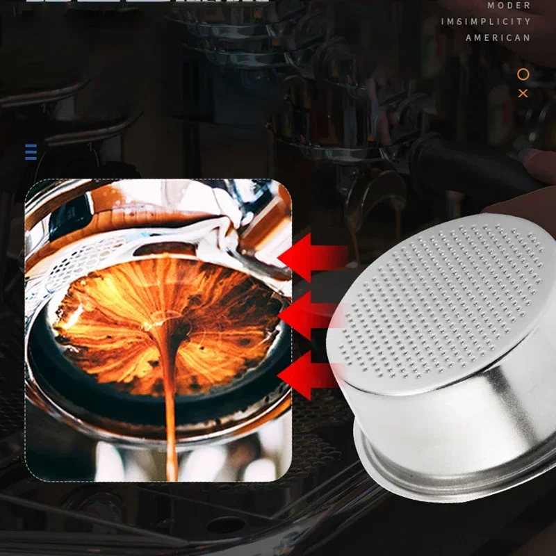 Panier Filtre 51mm Filtre à Café Réutilisable Inox 51mm - Lot De 2 (1 Et 2 Tasses) - Compatible Delonghi, Breville, Machines Expresso Filtre Réutilisable Machine Café