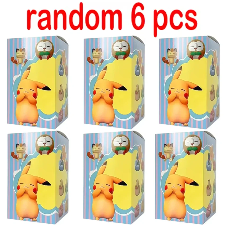 Anime Eevee Multi-Form Series Blind Box Collectible Figures - Mystery Cartoon Dolls and Gifts