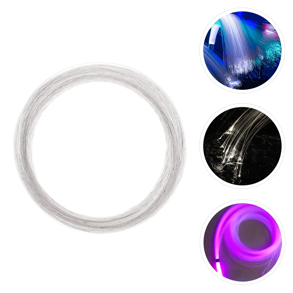 라이트 가이드 섬유 광학 조명 장식 조명, 스트랜드 글로우 케이블, 플라스틱 고정장치 LED, 1mm