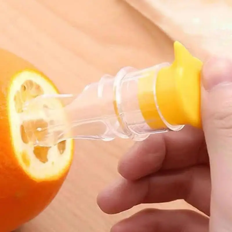 1pcs Plastic Manual Citrus Juicer Mini Lemon Juicer Orange Squeezer Easy Juice Extractor Freshness Preserving Kitchen Sttuff
