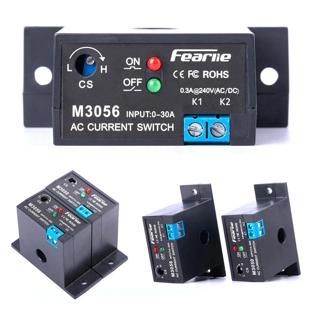 Interruttore Di Rilevamento Della Corrente 220V Interruttore Di Rilevamento Della Corrente Relè A Induzione Dispositivo Di Collegamento Ca Ac Accessor