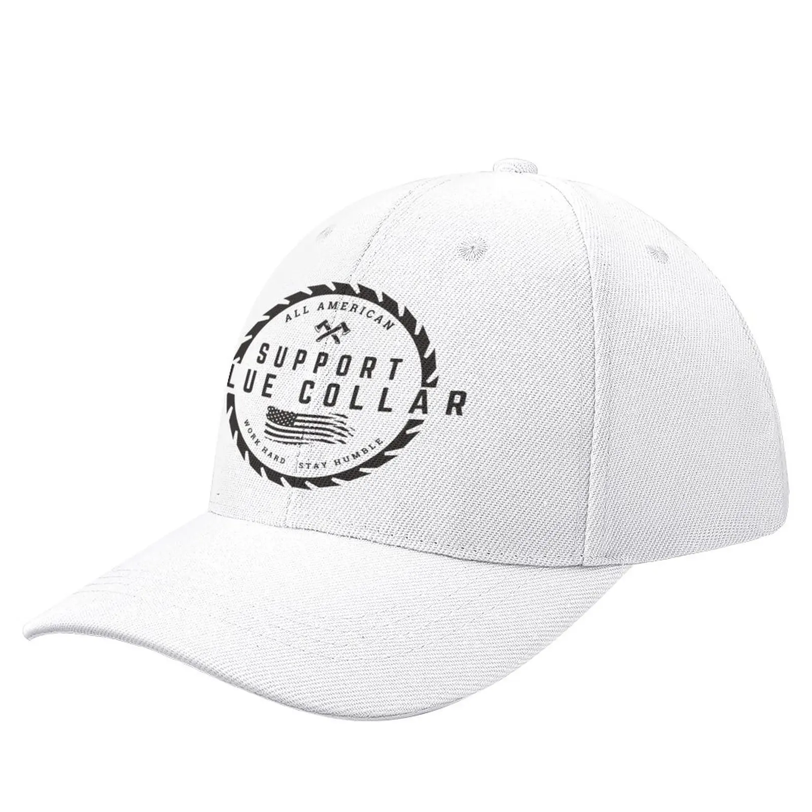 

Support Blue Collar Baseball Cap New In The Hat Sports Caps beach hat fishing hat Hat Male Women'S