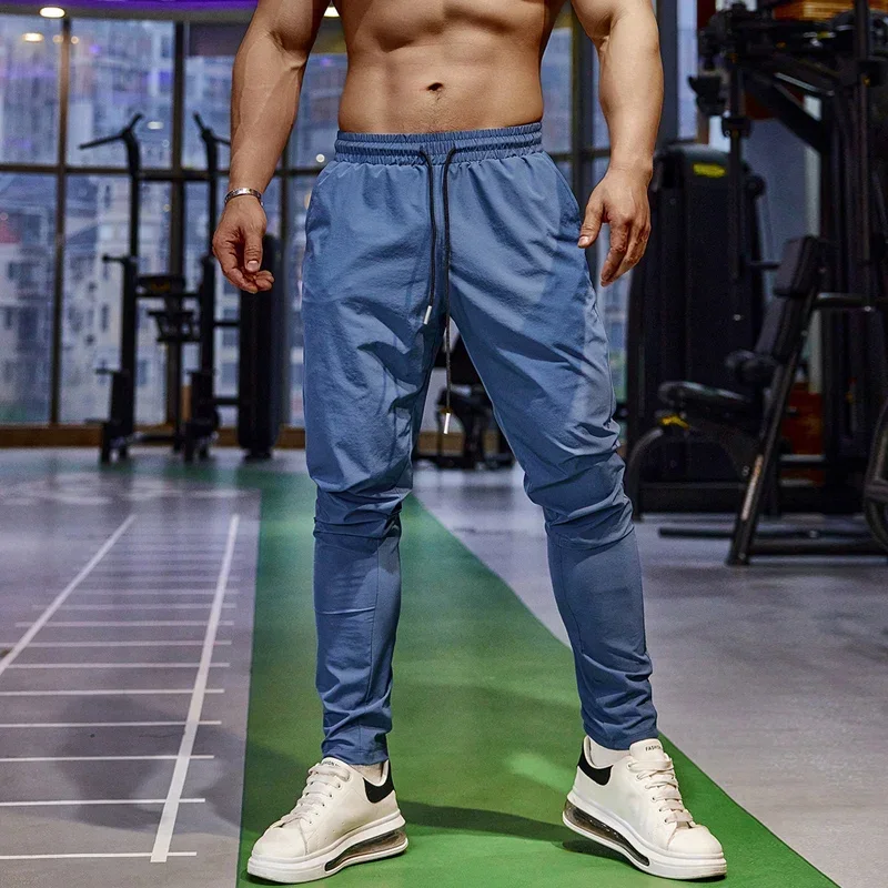 Running Pants Casual Pants Sport Pants Pencil Pants Mens Gym Casual Sweatpants Pant Fishing Breathable Quick-Drying Ice Silk Outdoor Sports Cycling Jogging Training