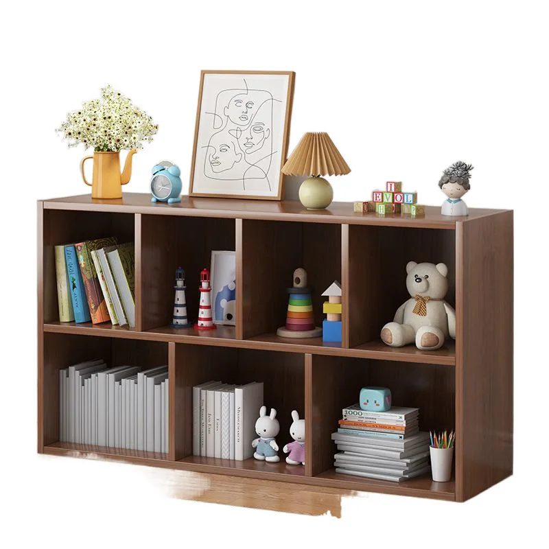 מדף ספרים לילדים - אחסון עץ מוצק לספרי ילדים וצעצועים - מדף ספרים בטוח ועמיד לפעוטות