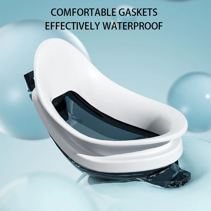 High-Definition Waterproof Anti-Fog Adult Swimming Goggles - Fashionable & Versatile